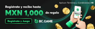 BC.GAME: regístrate y recibe hasta MXN 1,000 de regalo. Solo +18; aplican términos y condiciones.